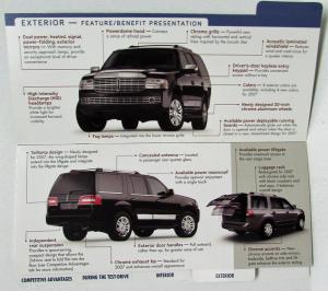 2007 Lincoln Navigator and MKX Tabbed Presentation Guides