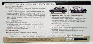 2007 Lincoln Navigator and MKX Tabbed Presentation Guides