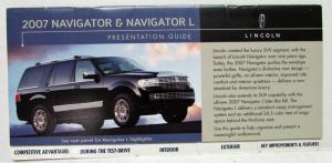 2007 Lincoln Navigator and L Model Tabbed Presentation Guide