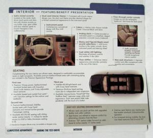 2007 Lincoln Navigator and L Model Tabbed Presentation Guide