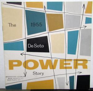 1955 DeSoto Power Story Fireflite V8 Firedome V8 Dealer Sales Brochure