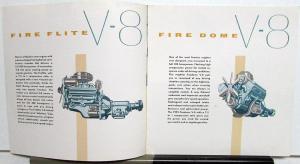 1955 DeSoto Power Story Fireflite V8 Firedome V8 Dealer Sales Brochure