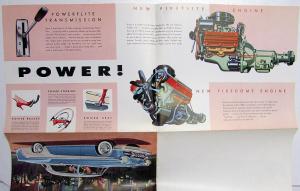 1955 DeSoto V-8 Fireflite Firedome Dealer Sales Brochure All Model Poster Page