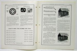 1934 Lincoln Service Bulletins