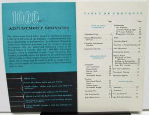 1961 Oldsmobile F-85 Owners Manual Care & Operation Guide Maintenance Original