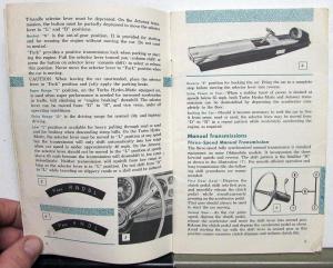 1966 Oldsmobile Owners Manual 98 Starfire 88 W/Climate Control Hangtag