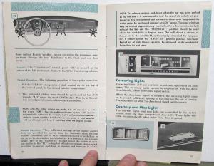 1966 Oldsmobile Owners Manual 98 Starfire 88 W/Climate Control Hangtag