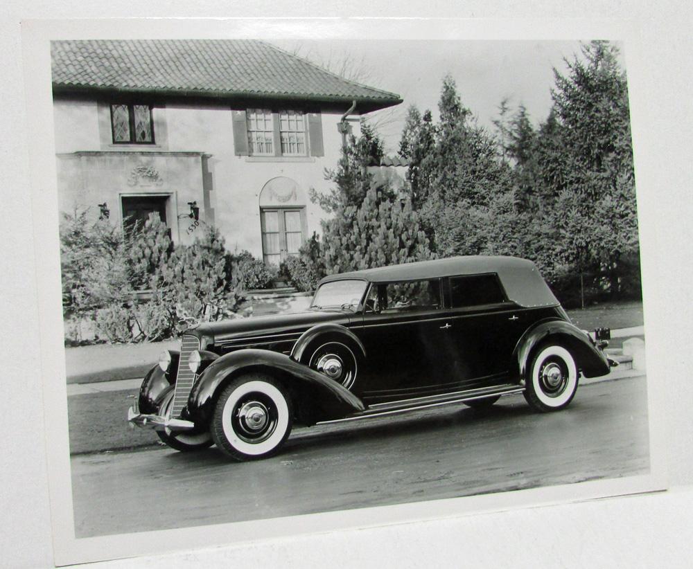 1936 Lincoln 4 Door Touring Sedan Press Photo