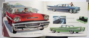 1958 DeSoto Fireflite Firedome Firesweep Prestige Sales Brochure Wagon Sportsman