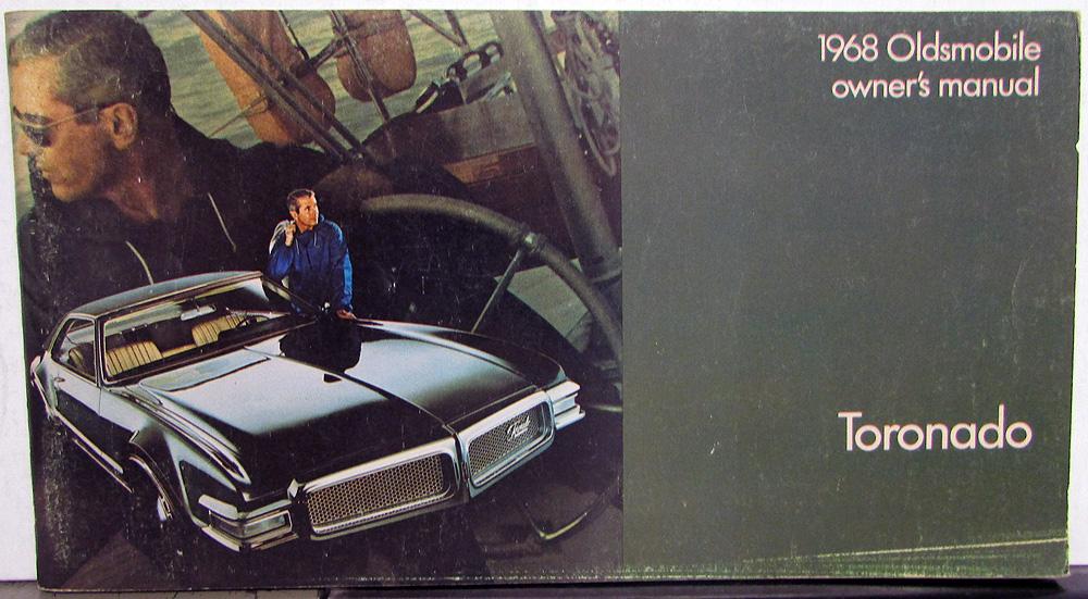 1968 Oldsmobile Owners Manual Toronado Care & Operation Original
