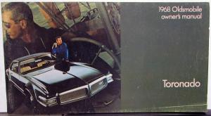 1968 Oldsmobile Owners Manual Toronado Care & Operation Original