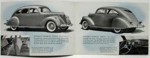 1936 Lincoln Zephyr Sales Brochure A New Standard