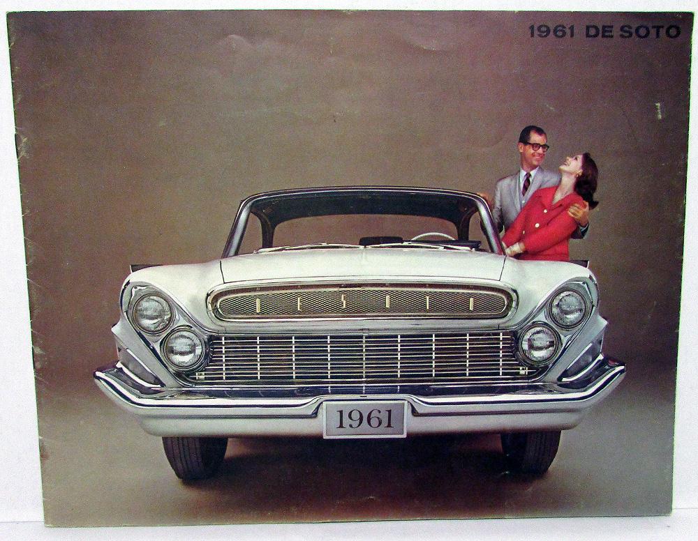 1961 DeSoto Hardtop 2-door 4-door Sales Brochure Oversized Original