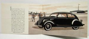 1937 Lincoln Zephyr The Car of the Future Now Sales Folder Invitation