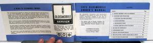 1973 Oldsmobile Owners Manual Delta 88 Royale Custom Cruiser 98 Care & Operation