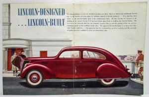 1937 Lincoln Zephyr V12 Sales Folder New in Appearance