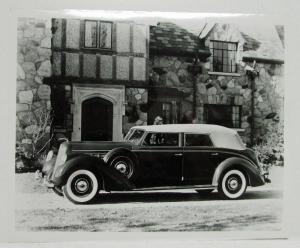1938 Lincoln 4 Door Convertible Sedan Press Photo