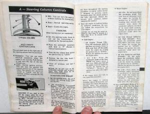 1979 Oldsmobile Owners Manual Starfire Models Care & Operation