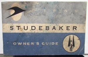 1959 Studebaker Lark Hawk Owners Manual Guide Original Care & Op Instructions