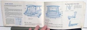 1961 Studebaker Lark 6 & 8 Hawk Owners Manual Guide Original Red Cover