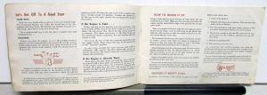 1962 Studebaker Lark Owners Manual Guide Original