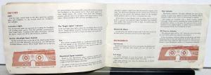 1962 Studebaker Lark Owners Manual Guide Original