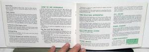 1963 Studebaker Gran Turismo Hawk Owners Manual Guide Original