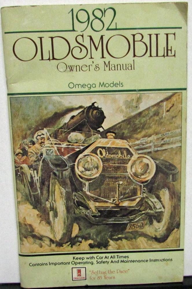 1982 Oldsmobile Owners Manual Omega Models Care & Operation