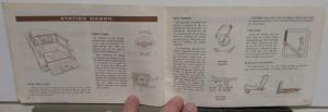 1965 Studebaker Car Owners Manual Guide Original Canadian Market