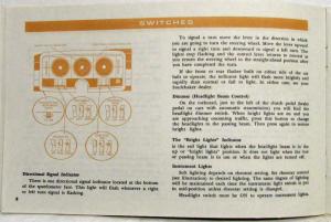 1966 Studebaker Car CANADIAN Owners Manual Guide