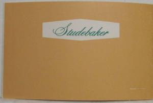 1966 Studebaker Car CANADIAN Owners Manual Guide