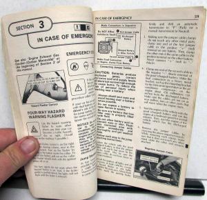 1984 Oldsmobile Owners Manual 98 Ninety-Eight Models Care & Operation