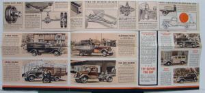 1936 Ford V8 80 Horse Power Trucks and Commercial Cars Sales Brochure ORIGINAL