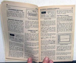1986 Oldsmobile Owners Manual Toronado Models Care & Operation