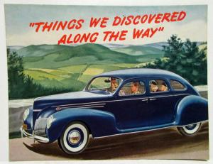 1939 Lincoln Zephyr Sales Folder Things We Discovered Along the Way