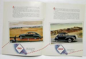 1940 Lincoln Zephyr Sales Brochure New Places Within Vacation Range