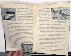 1938 Pontiac Six & Eight Owners Manual Care & Operation Original