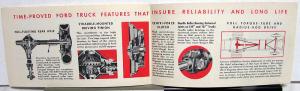 1938 Ford Complete Line Trucks & Commercial Cars On Job Test Sales Brochure