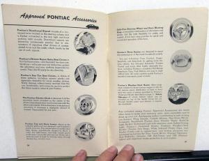1947 Pontiac Six & Eight Owners Manual Care & Operation Original Rare