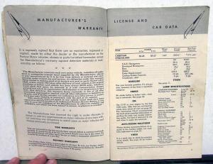 1950 Pontiac Six & Eight Owners Manual Care & Operation Chieftain Streamliner