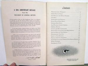 1958 Pontiac Owners Manual Bonneville Star Chief Chieftain Super Chief Safari