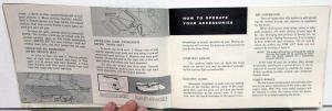 1959 Pontiac Owners Manual Care & Op Catalina Safari Bonneville Star Chief