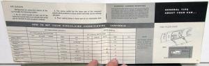 1959 Pontiac Owners Manual Care & Op Catalina Safari Bonneville Star Chief