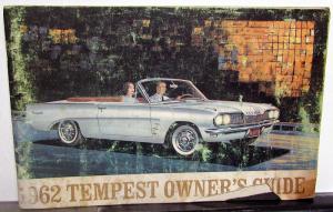 1962 Pontiac Tempest Owners Manual Care & Operation Original