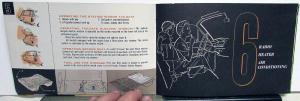 1962 Pontiac Tempest Owners Manual Care & Operation Original