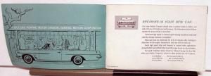 1963 Pontiac Tempest Owners Manual Care & Operation Original