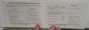 1963 Pontiac & Tempest Owner Protection Plan Booklet With Ident-O-Plate