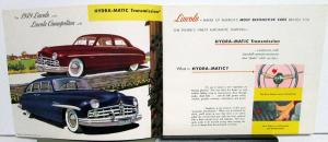 1949 Lincoln Hydramatic Transmission Sales Brochure