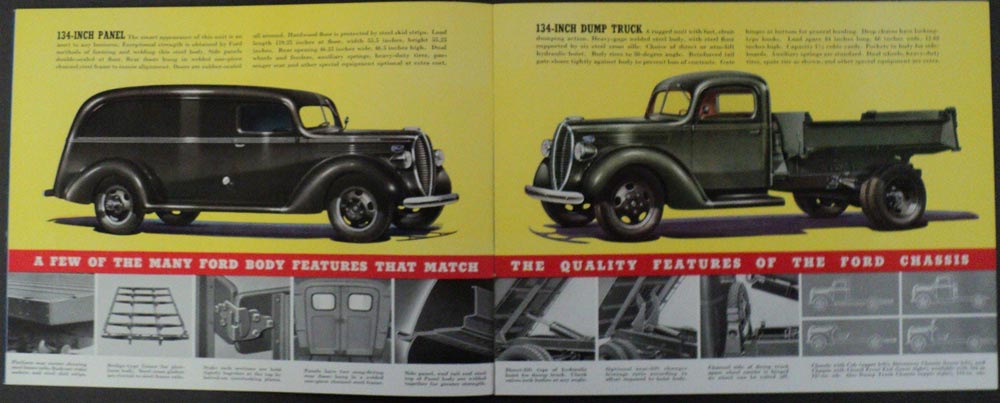 1939 Ford V8 Trucks 3 Engines Express Panel Stake Platform ...