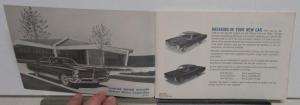 1965 Pontiac Owners Manual Bonneville Grand Prix Star Chief Catalina Tempest GTO